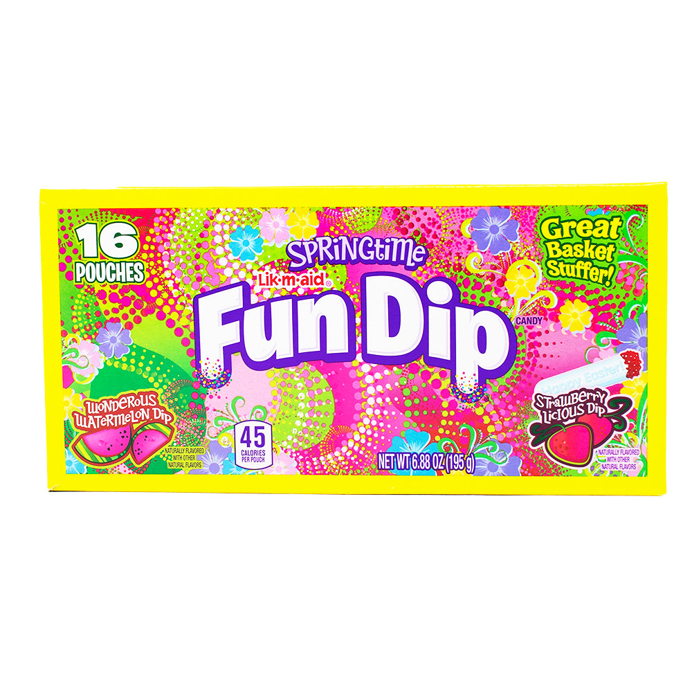 Fun Dip Springtime Watermelon/Strawberry 16 Pouches