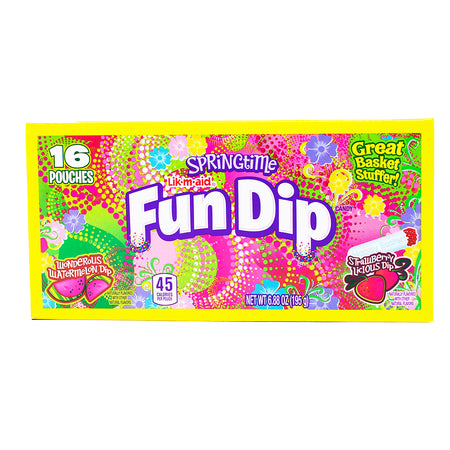 Fun Dip Springtime Watermelon/Strawberry 16 Pouches