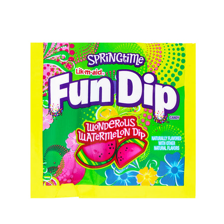 Fun Dip Springtime Watermelon/Strawberry 16 Pouches 