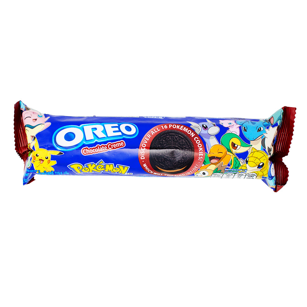 Oreo Pokemon Chocolate Creme Cookies - 119.6g