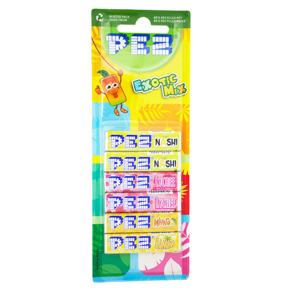 Pez Exotic Mix 6ct (UK) - 51g