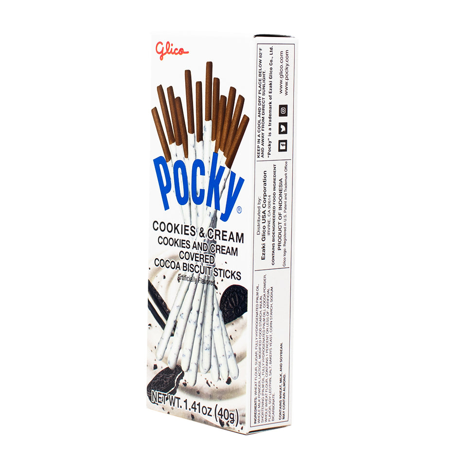 Pocky  - Cookies & Cream Biscuit Sticks - 1.41oz