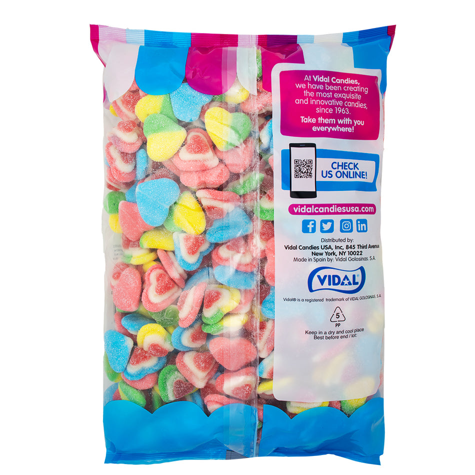 Vidal Assorted Heart Gummies - 2kg Nutrition Facts Ingredients-Valentine candy hearts-Candy hearts-Valentine’s Day ideas