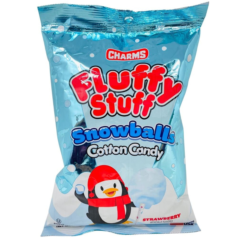 Charms Fluffy Stuff Snow Balls Cotton Candy - 2.1oz