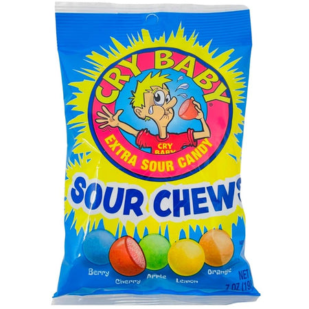 Cry Baby Sour Chews - 7oz