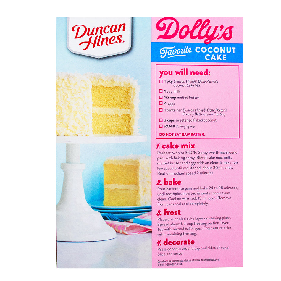 Dolly Parton Coconut Cake Mix - 15.25oz