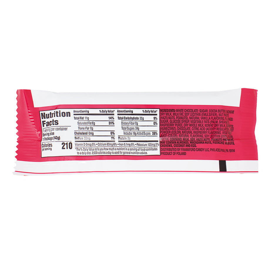 Dunkin' Chocolates Jelly Donut 2pk - 1.41oz Nutrition Facts Ingredients