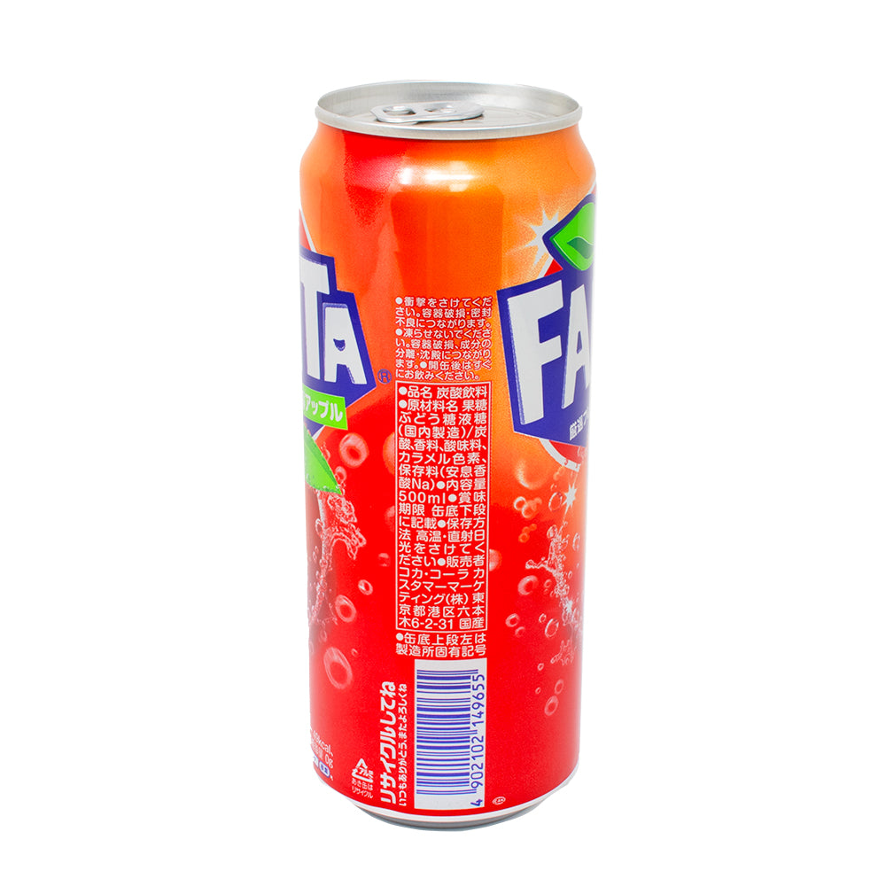 Fanta Mellow Apple Soda (Japan) - 500mL  Nutrition Facts Ingredients