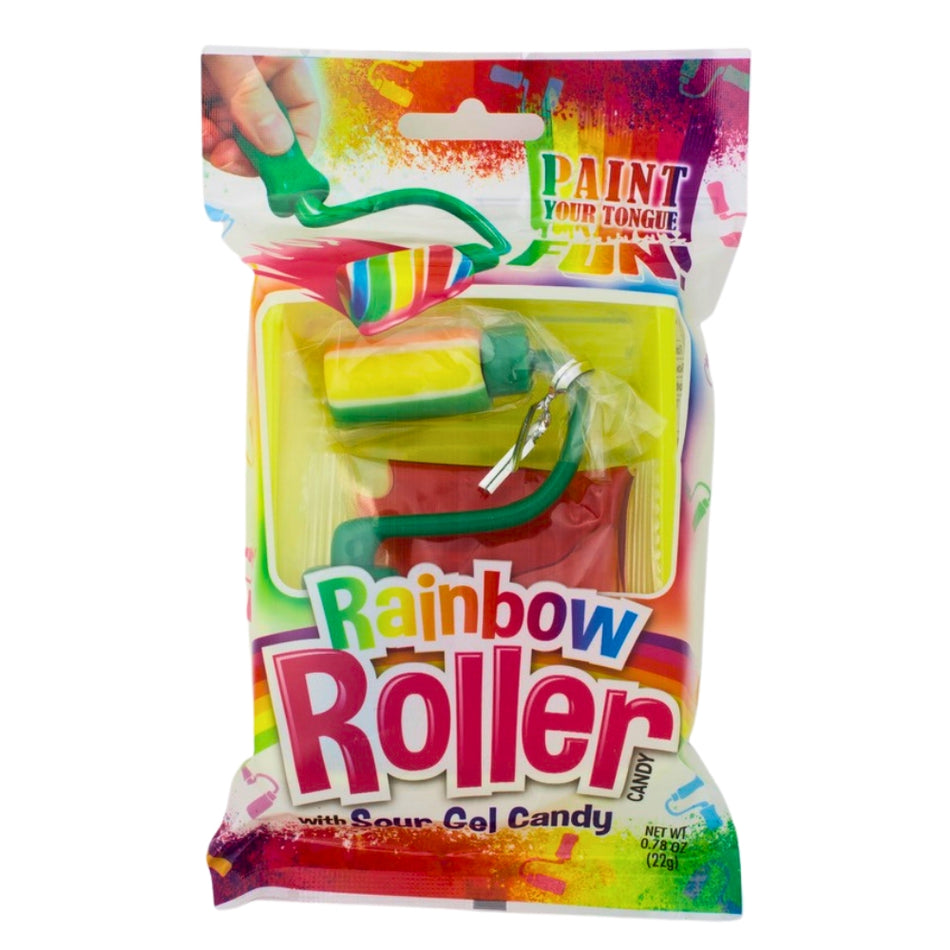 Foreign Candy Rainbow Roller - .78oz -Sour Candy - Party Favor