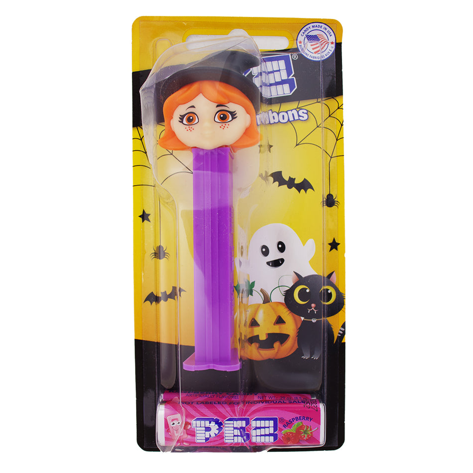 Pez Halloween Witch-PEZ-Halloween Candy-Raspberry Candy