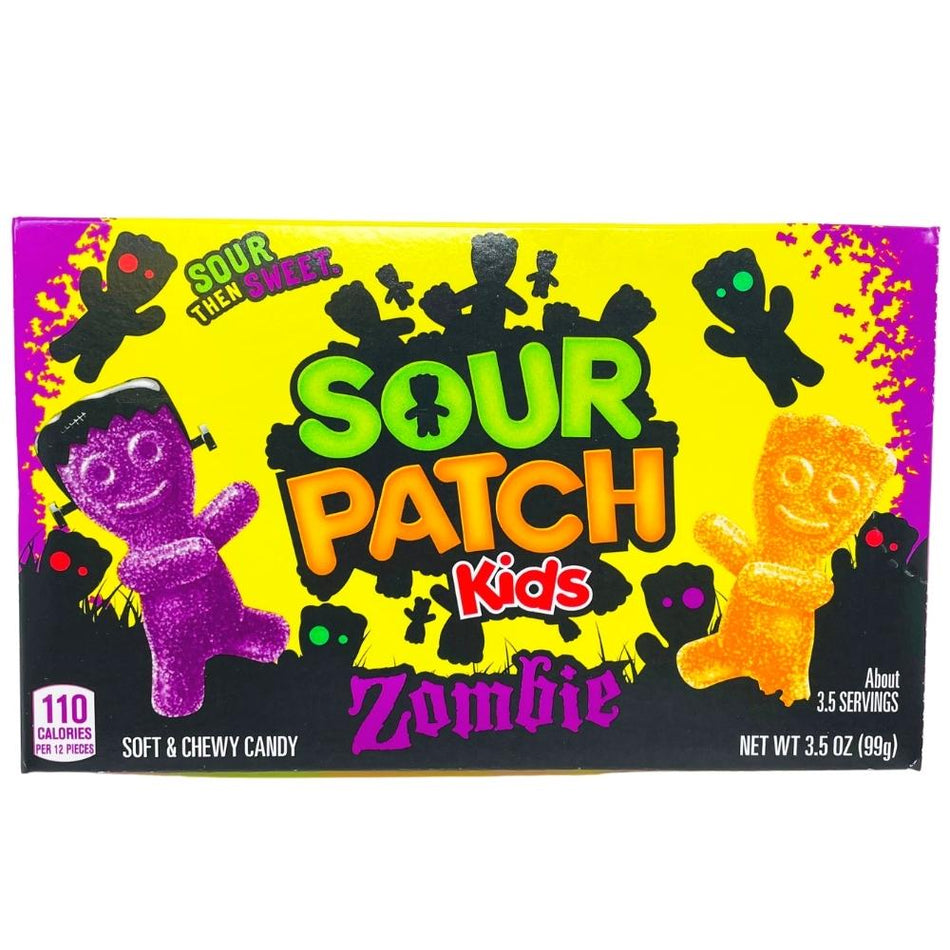 Halloween Sour Patch Kids Zombie Theater Box - 3.5oz