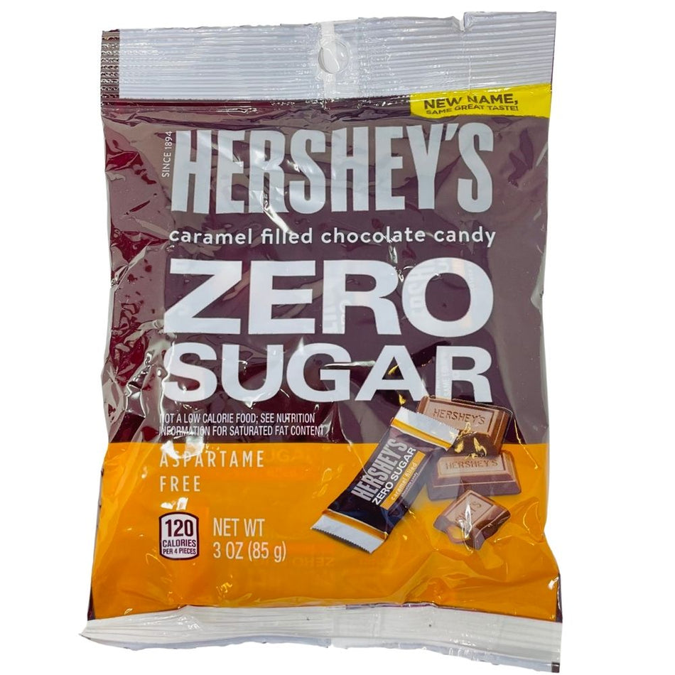 Hershey's Sugar Free Peg Chocolate Filled w/Caramel - 3oz-Sugar free candy-Sugar free chocolate-Caramel chocolate