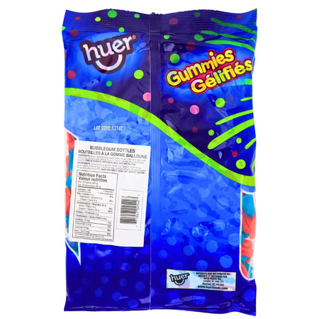 Huer Bubblegum Bottles Gummy - 1kg Nutrition Facts Ingredients, Gummie Candy, Gummy Candy, Fun Gummies, Soft Gummies, Fruity Gummies, Soft Gummy