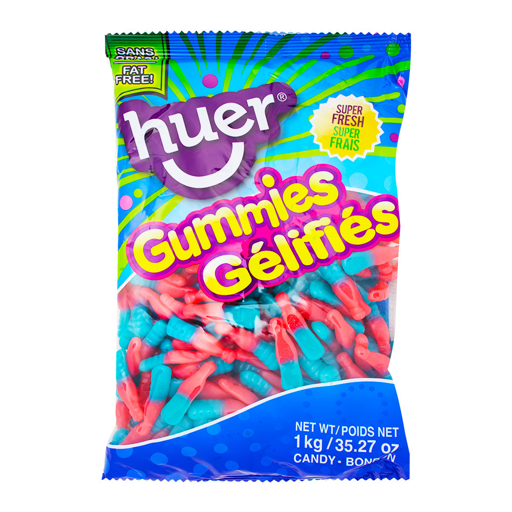 Huer Bubblegum Bottles Gummy - 1kg