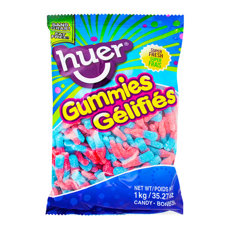 Huer Sour Bubblegum Bottles - 1kg