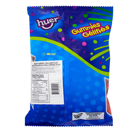 Huer Sour Cherry Cola Bottles Candy - 1kg  Nutrition Facts Ingredients