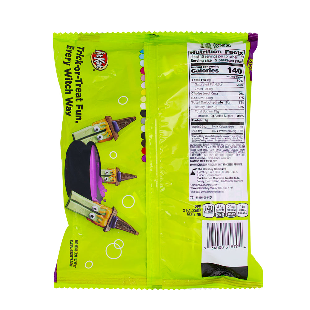 Kit Kat Witch's Brew Snack Size with Marshmallow Flavoured Creme - 9.8  Nutrition Facts Ingredients