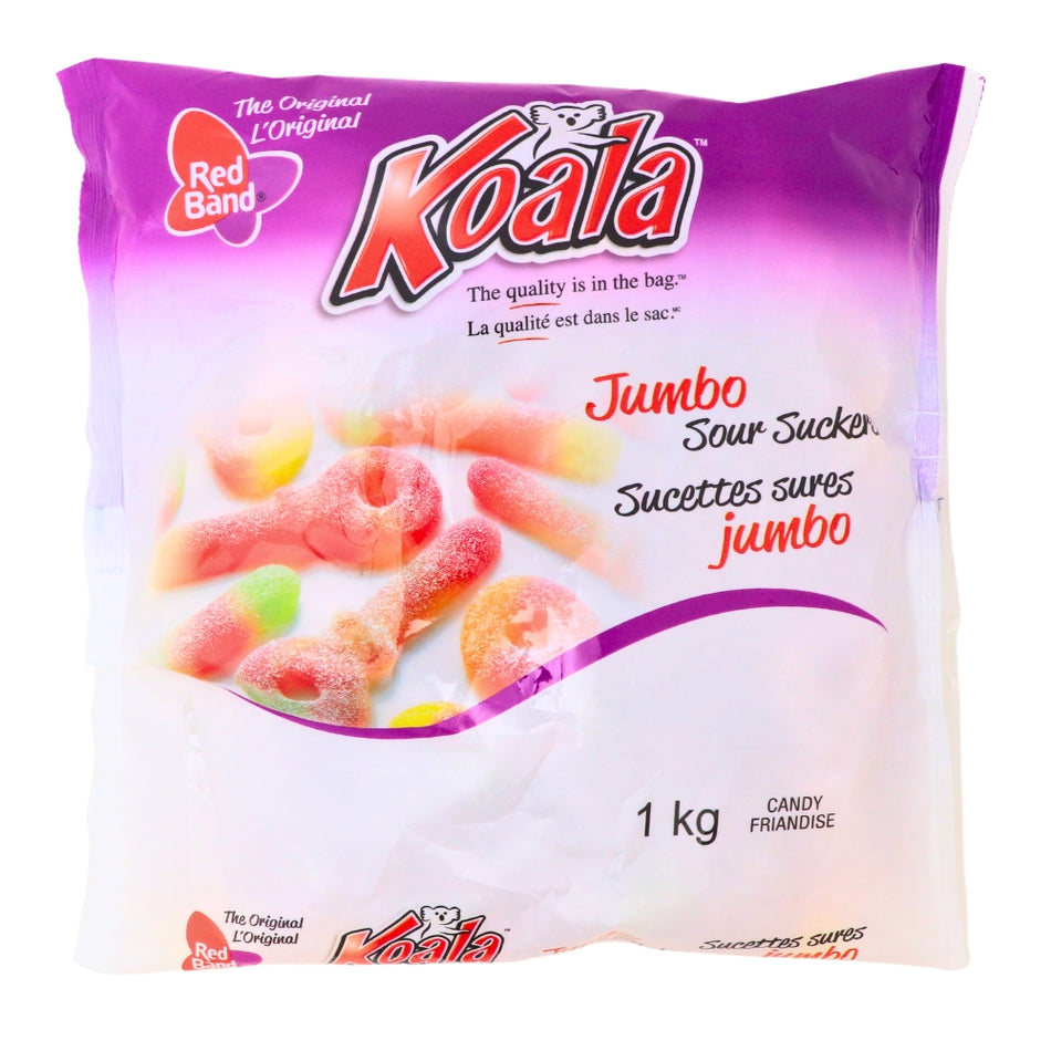 Koala Jumbo Sour Suckers Candies-1 kg, sour keys, sour keys candy, sour gummies