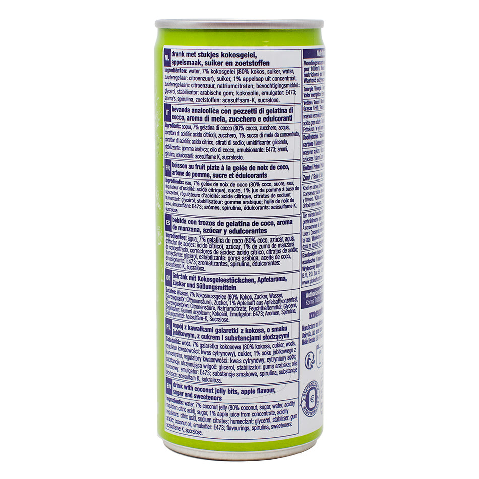 Mentos Apple Soda Kick Drink - 250mL Nutrition Facts Ingredients