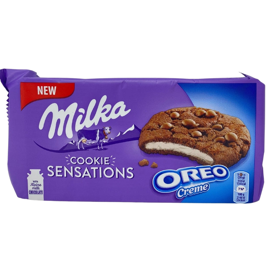 Milka Cookie Sensations Oreo Creme - 156g, Milka Cookie Sensations, Oreo Creme chocolate, Whimsical flavor journey, Chocolatey bliss squares, Iconic Oreo sweetness, Heavenly chocolate creation, Sweet dreams indulgence, Chocolate connoisseur delight, Oreo enthusiast treat, Joy in every bite, milka, milka chocolate, milka chocolate bar, german chocolate, milka oreo, milka oreo chocolate