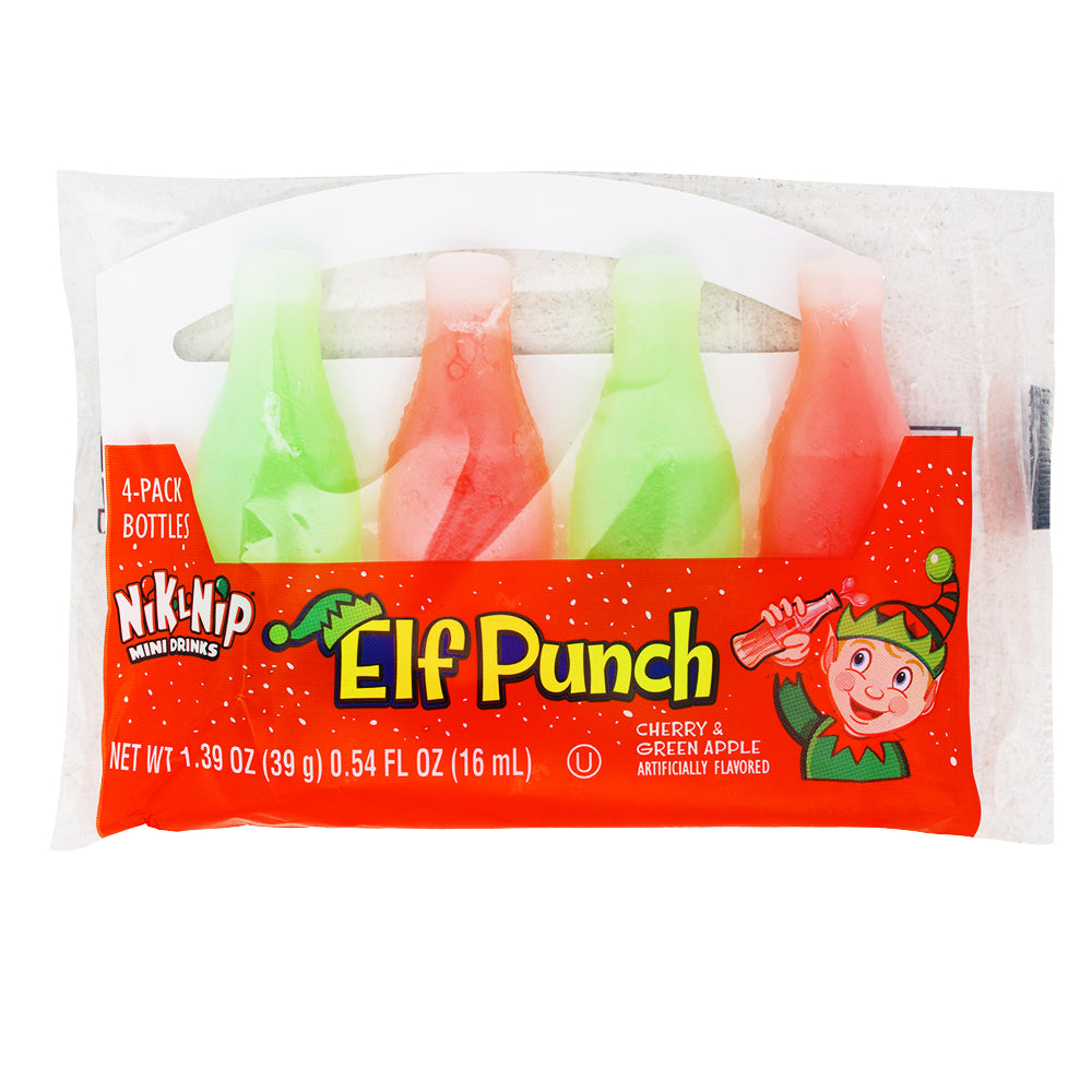 Christmas Nik-L-Nip Elf Punch 4pk - 1.39oz