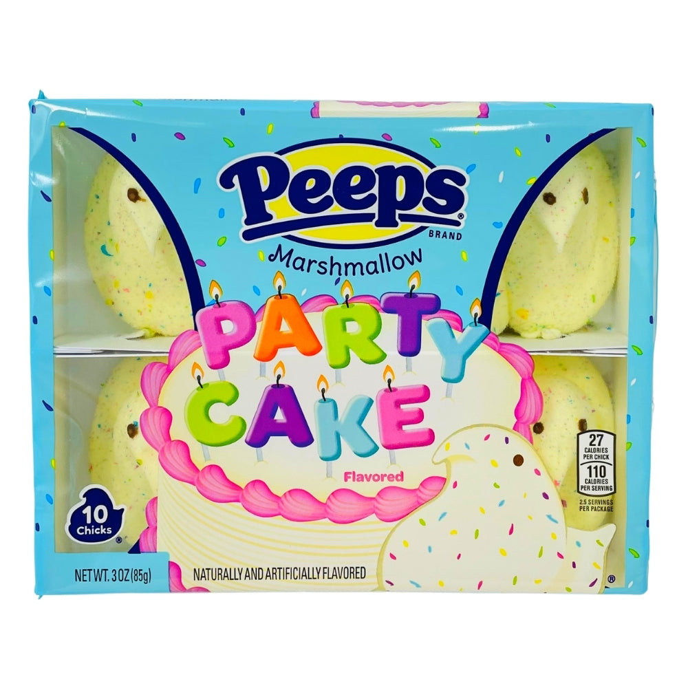 Peeps Marshmallow Party Cake Chicks 10ct - 3oz