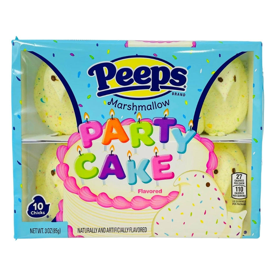 Peeps Marshmallow Party Cake Chicks 10ct - 3oz