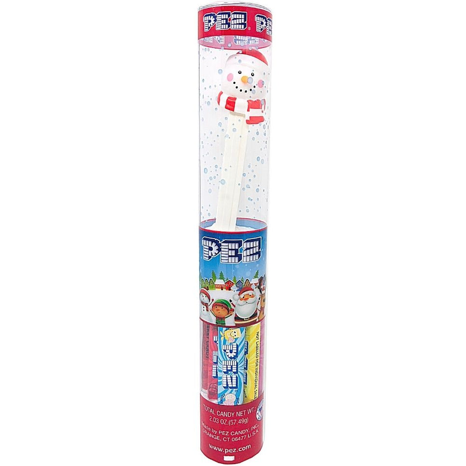 Christmas Pez Christmas Tube Snowman