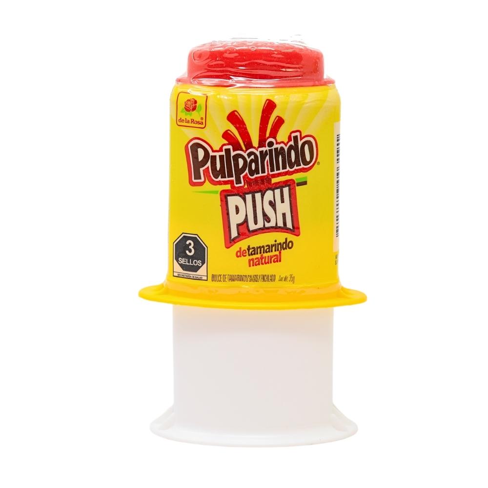 De La Rosa Pulpa Push 12ct -Mexican Candy - Tamarindo Candy