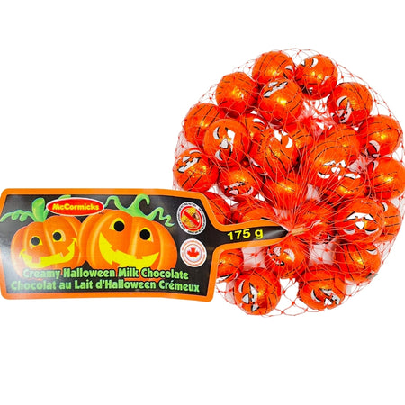 McCormicks Milk Chocolate Pumpkins - 175g-Halloween Candy-Milk Chocolate-Canadian Candy