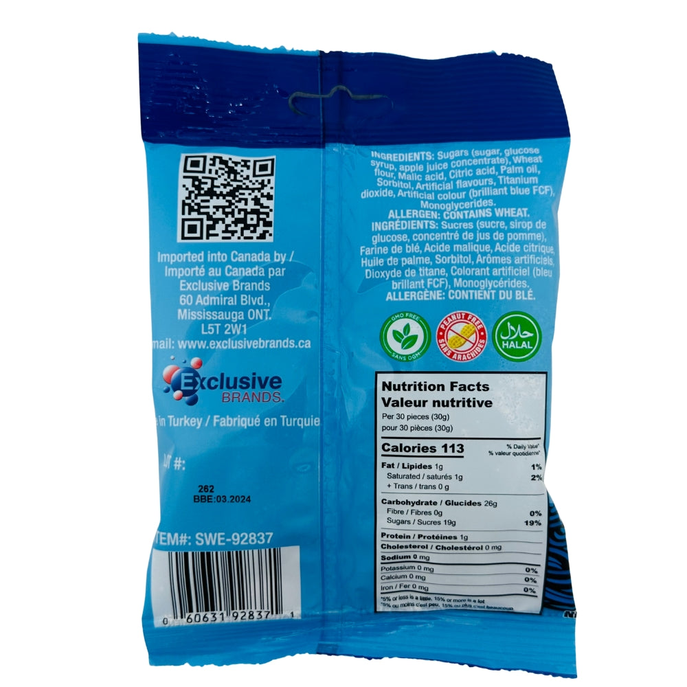 Tajubo Sour String Blue Raspberry - 80g - Sour Candy