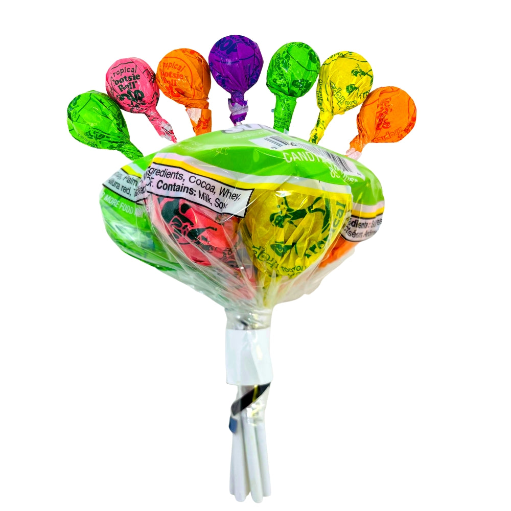 Tootsie Pop Tropical Bunch Pops-Lollipop-Watermelon Candy-Tootsie Pop