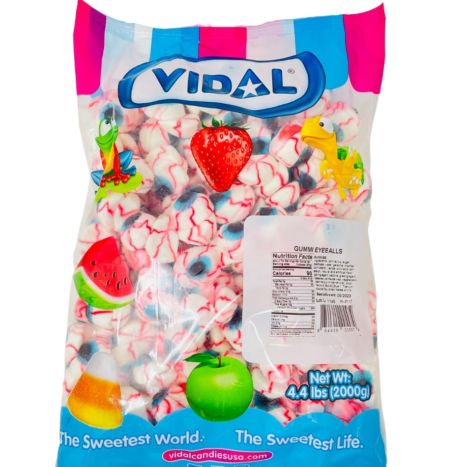 Vidal Gummi Eyeballs - 4.4lbs