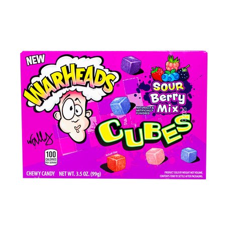 Warheads Theatre Box Berry Cubes - 99g