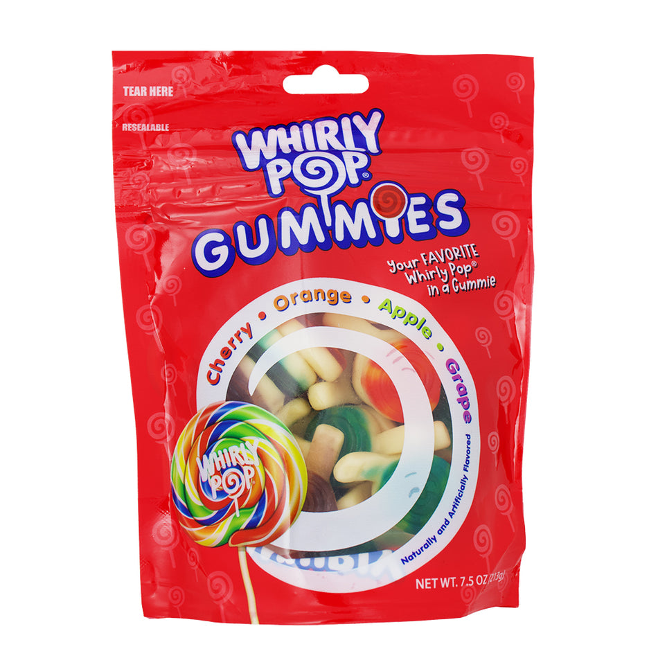 Adams & Brooks Whirly Pop Gummies - 7.5oz