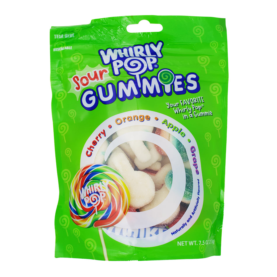 Adams & Brooks Whirly Pop Sour Gummies - 7.5oz