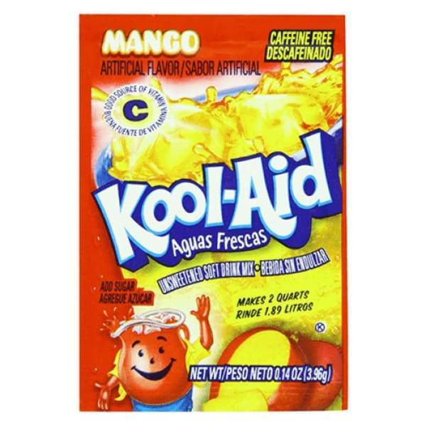 Kool-Aid Mango Drink Mix Packet -Gluten Free Kool Aid Kool Aid Flavors