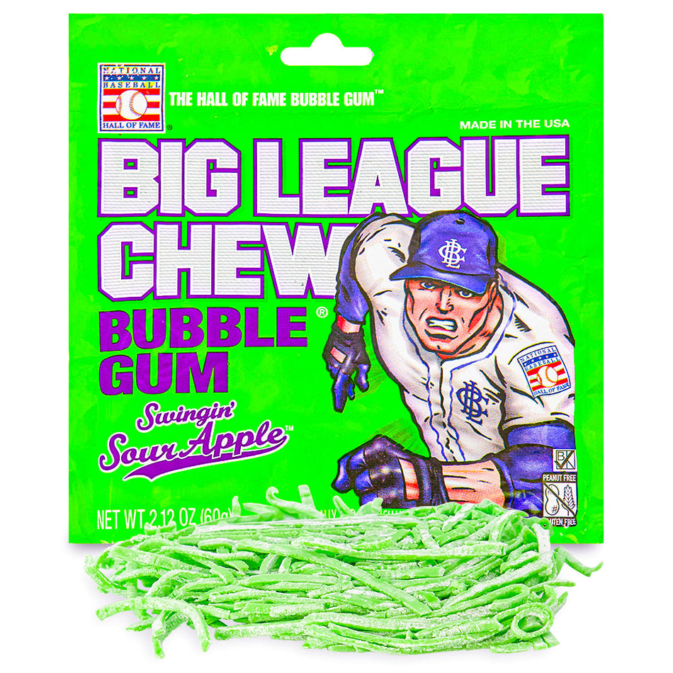 Big League Chew Swingin' Sour Apple, Big League Chew Swingin' Sour Apple, candy enthusiast, gum guru, lip-smacking adventure, gum game victory, apple-licious delight, sour apple sensation