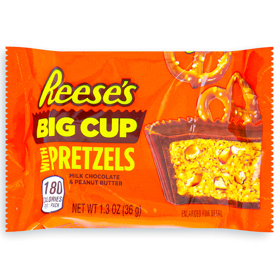 Reeses Big Cup Stuffed with Pretzel Front