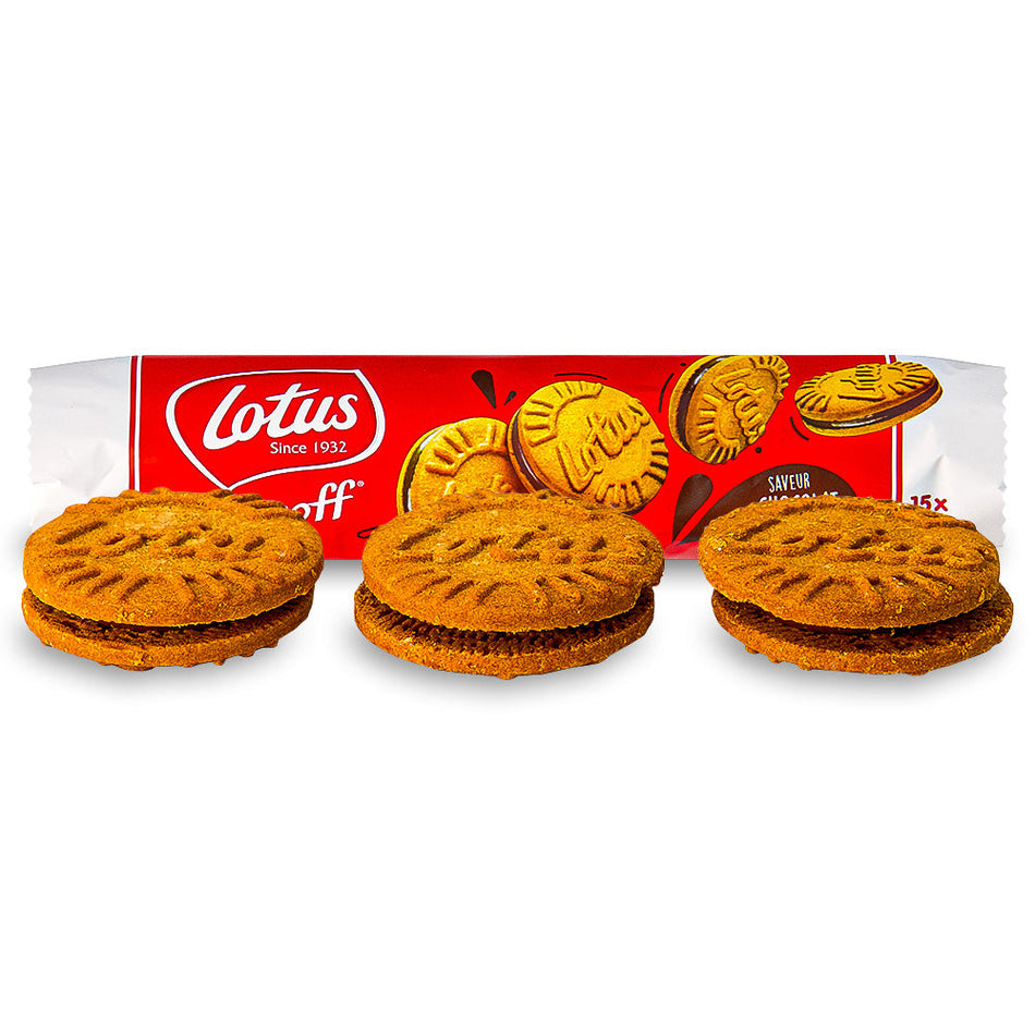 Lotus Sandwich Cookies Milk Chocolate Cream 150g Open Cookies, Lotus Milk Chocolate Bliss Sandwich Cookies, Whimsical Taste Adventure, Crispy Golden Cookies, Rich Milk Chocolate Cream, Burst of Joy, Delightful Escape, Fun and Flavor, Irresistible Snack