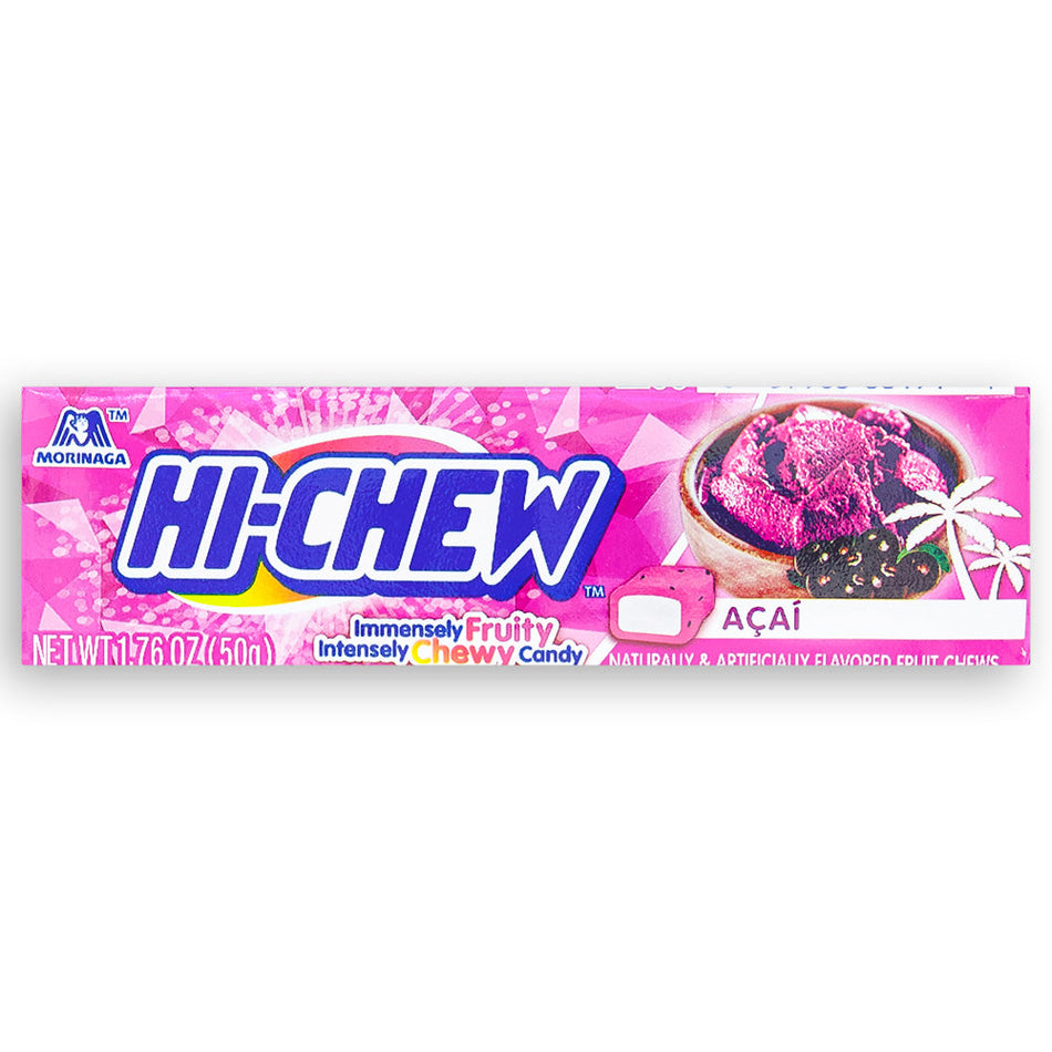 Hi-Chew Acai 1.76oz Front, Hi-Chew Acai, Chewy Acai Candy, Exotic Fruit Flavored Chew, Hi-Chew Whimsical Delight, Acai Berry Candy, Chewy Candy Experience, Hi-Chew Flavor Explosion, Acai Chewy Sensation, Fruity Chewy Treats, Best Acai Candy, hi chew, hi chew candy, hi chew candies, hi-chew, hi-chew candy, hi-chew candies