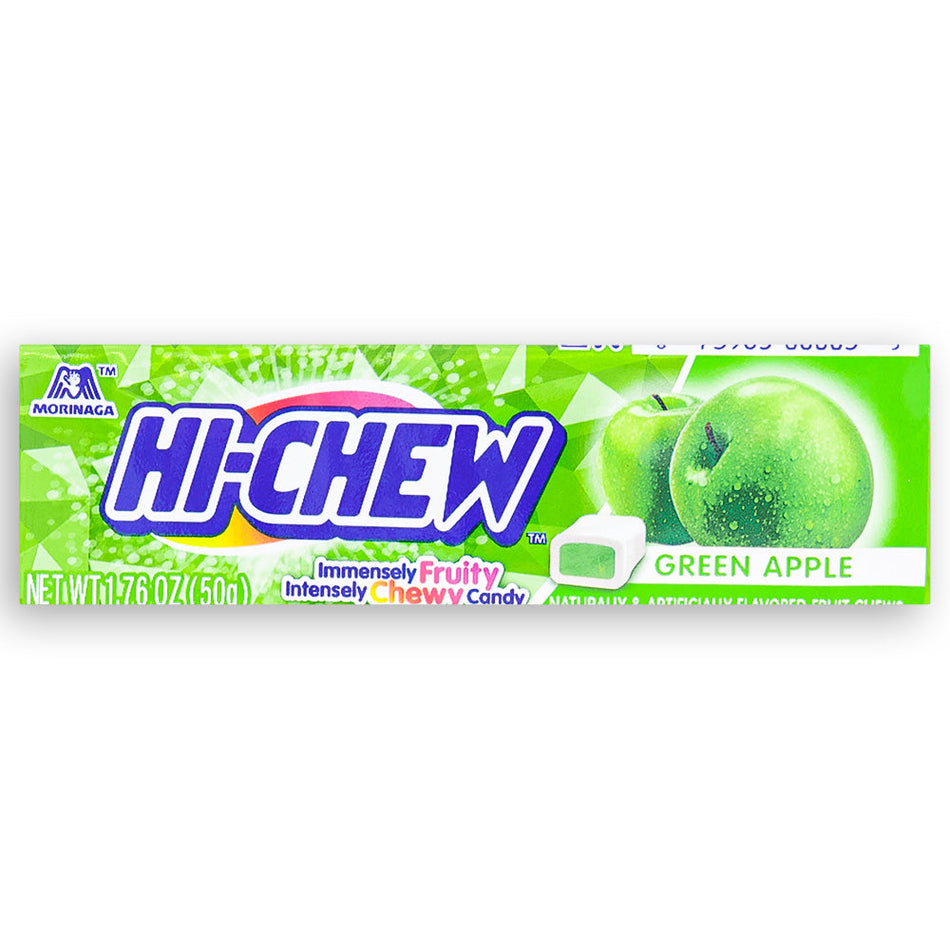 Hi-Chew Green Apple, Hi-Chew Green Apple, Green Apple Flavored Chewy Candy, Tangy Apple Chew, Hi-Chew Fruit Candy, hi chew, hi chew candy, hi chew candies, hi-chew, hi-chew candy, hi-chew candies