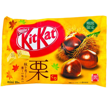 Kit Kat Chocolatey Chesnut - 116g, Kit Kat Chocolatey Chestnut, Nutty Chocolate Bar, Whimsical Snacking, Delightful Flavor, kit kat, kit kat chocolate, kit kat chocolate bar, kit kat chocolatey chesnut, kit kat limited edition