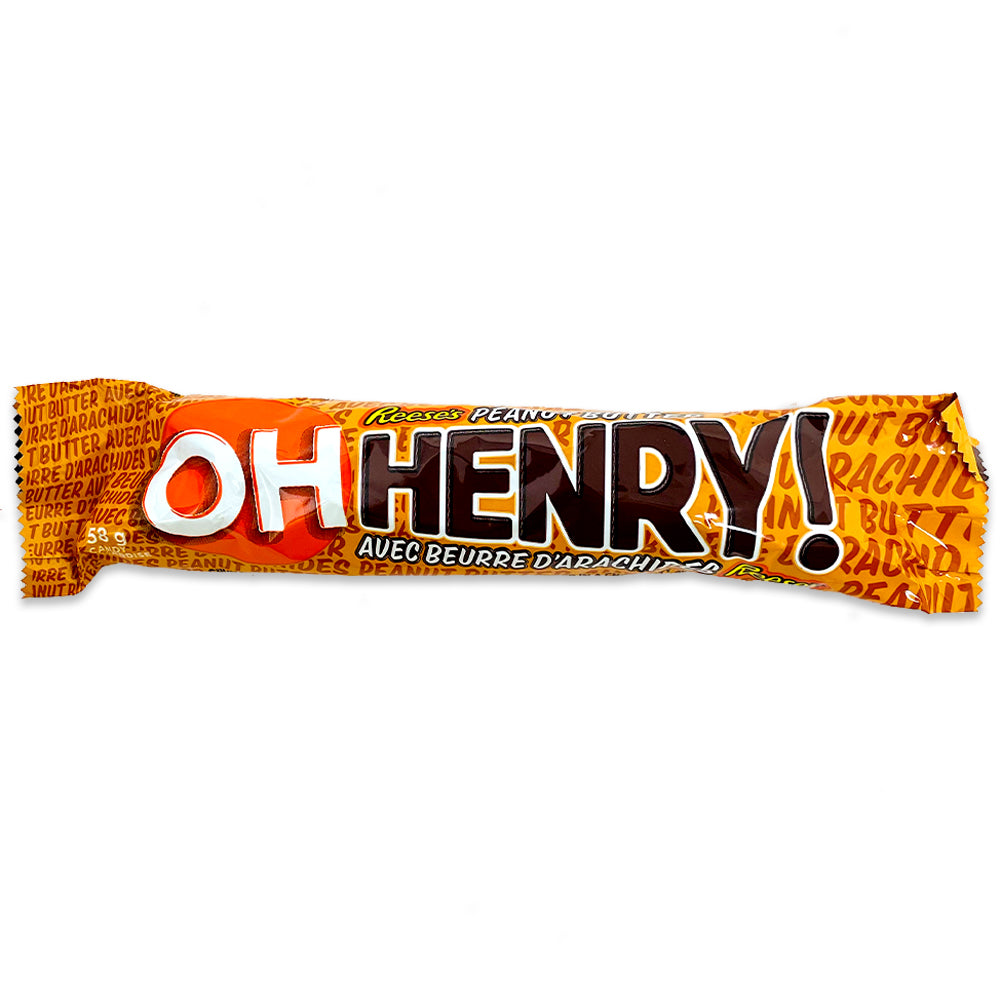 Oh Henry! Reese's Peanut Butter Bar 58g - Oh Henry has been around since the 1920s