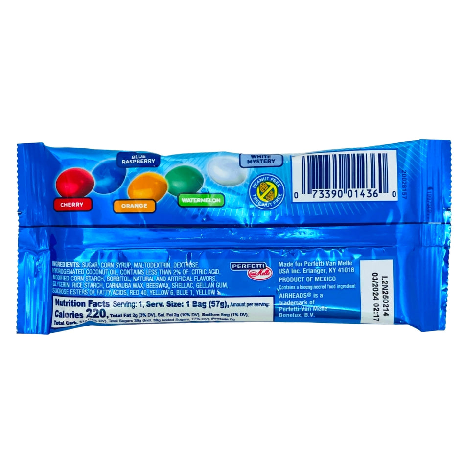 AirHeads Fruit Bites - 2oz - Nutrition Facts