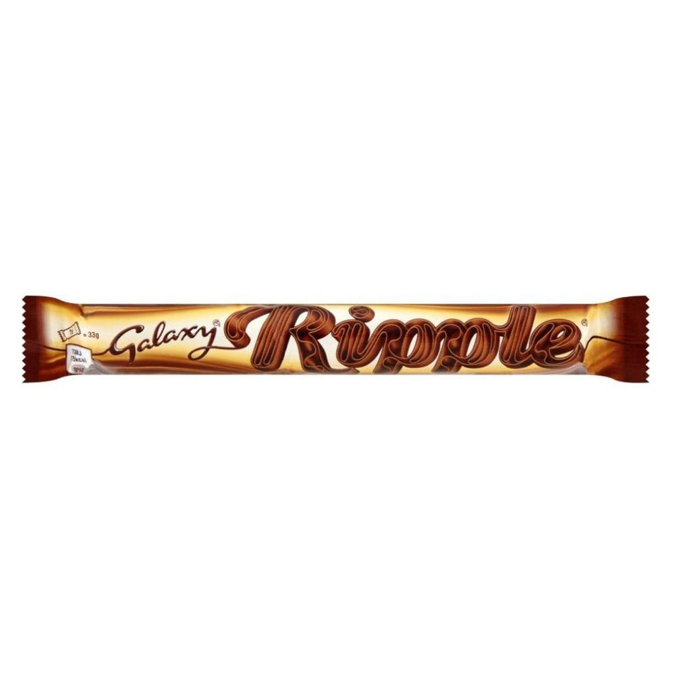 Galaxy Ripple Milk Chocolate Bar, Galaxy Chocolate, British Chocolate, UK Candy, Galaxy Ripple