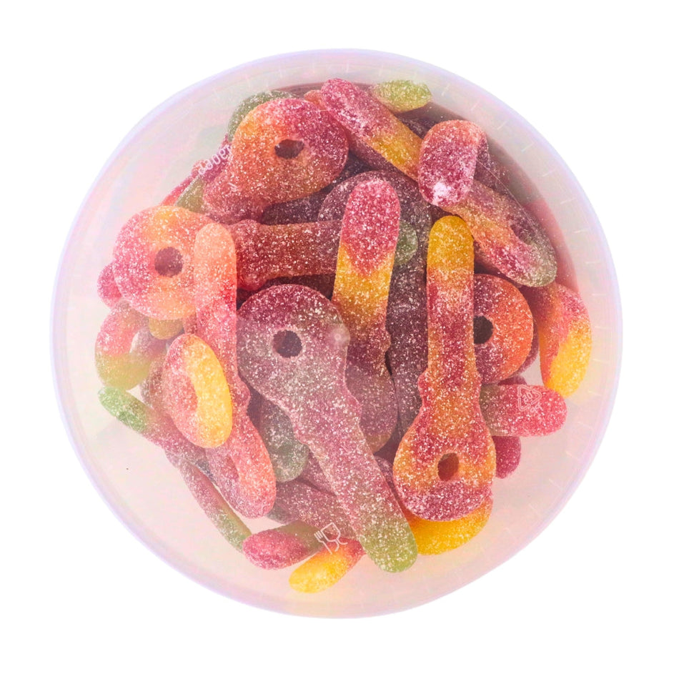 Koala Jumbo Sour Suckers Tub 60 CT Keys, sour keys, sour gummy, koala sour suckers, sour candy