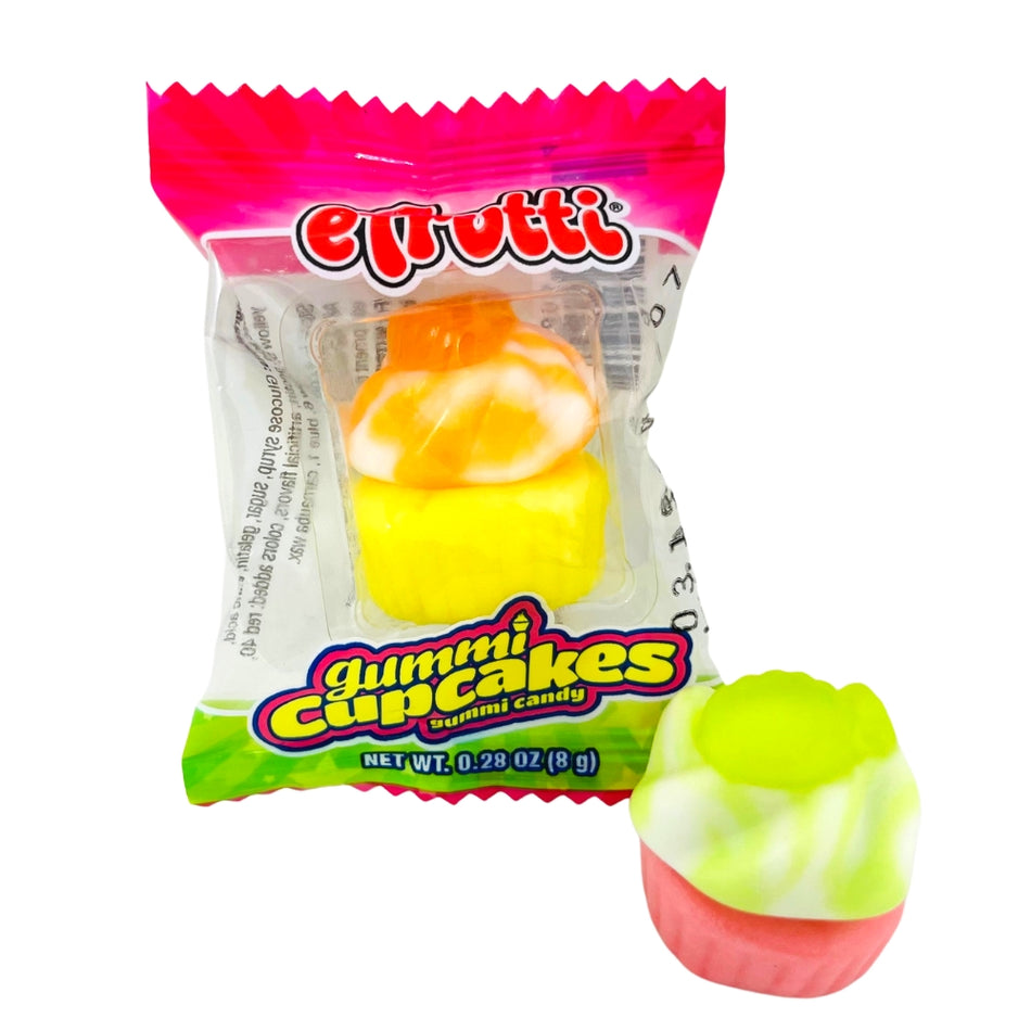 eFrutti Gummi Cupcake Candy, Gummy Candy, Gummy Snacks, eFrutti Cupcakes