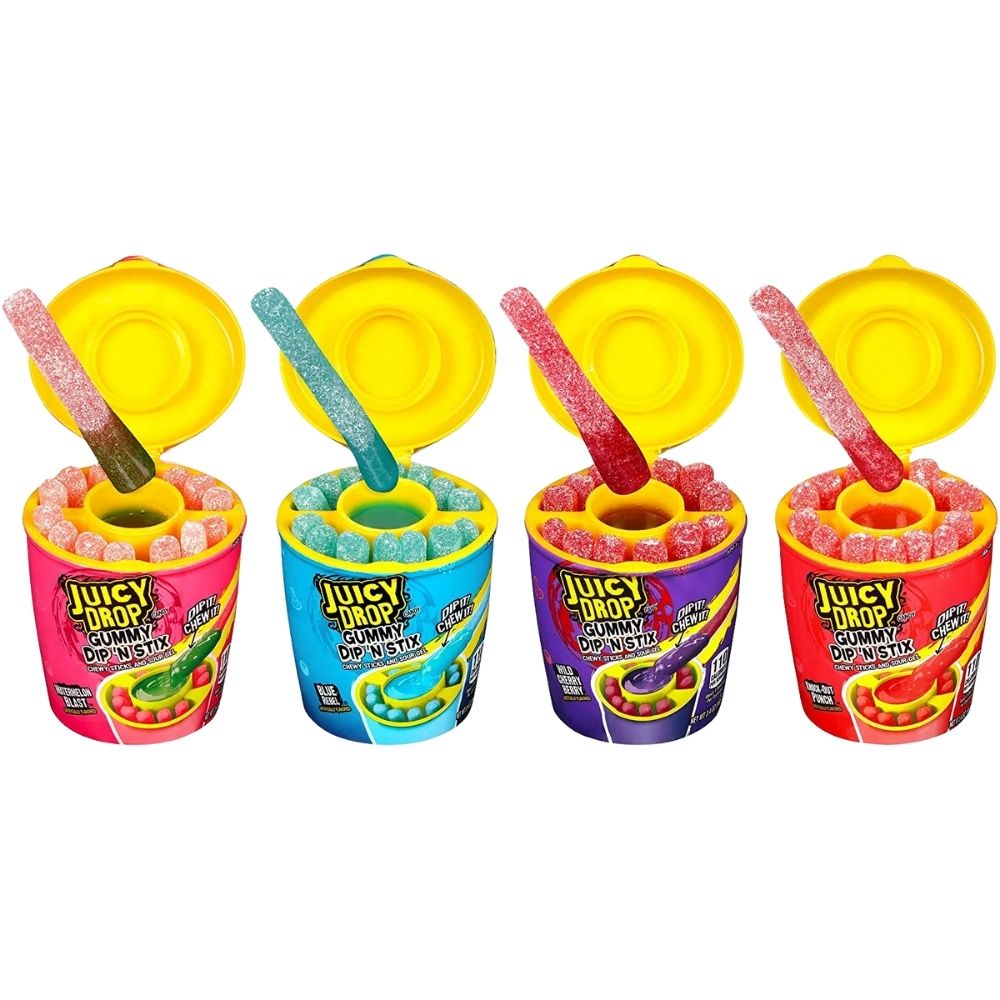 Juicy Drop Gummy Dip N Stix 96 g, juicy drop gummy dip n stix, juicy drop gummy, juicy drop gummy dip, gummy candy, sour gummy