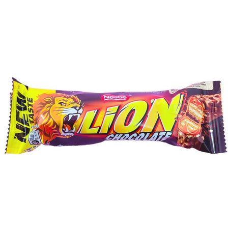 Nestle Lion Bar Chocolate 42g, french chocolate, milk chocolate, chocolate bar, crunchy chocolate bar, chewy chocolate bar